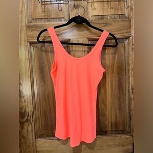 Neon orange tank top size Medium